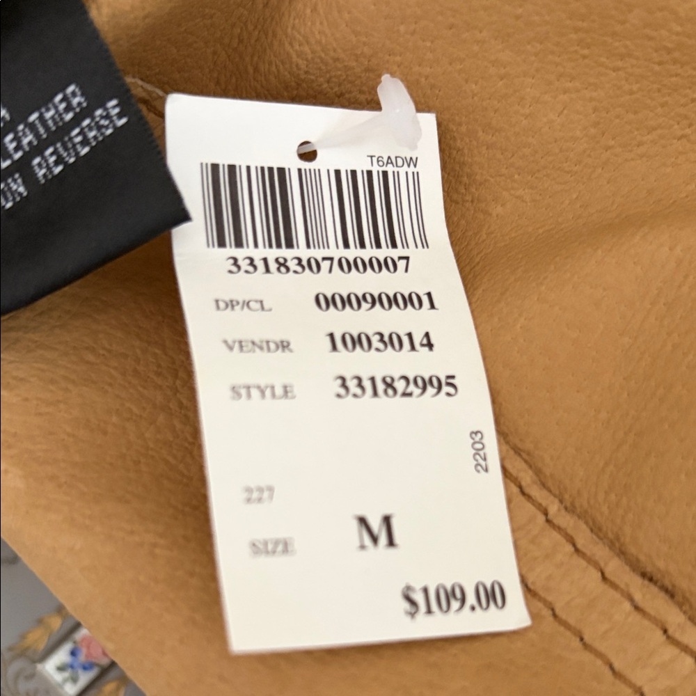 Wet Seal Camel/Tan Suede Leather Duster Lightweight Coat Sz M - Picture 3 of 6